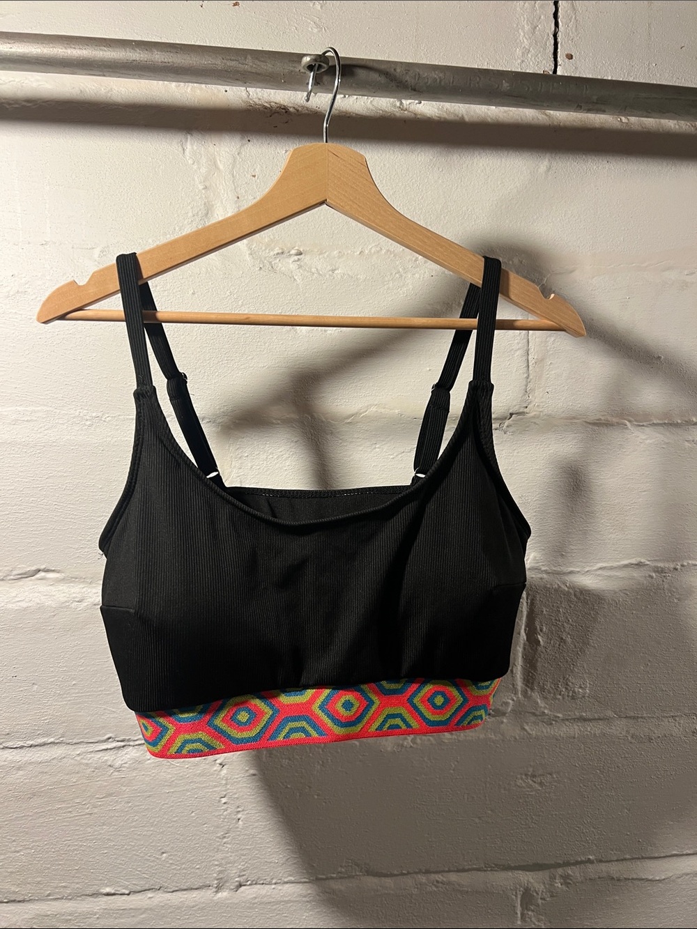 Black swim top 2X